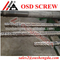 SACM645 nitrided screw barrel for plastic extruder machine